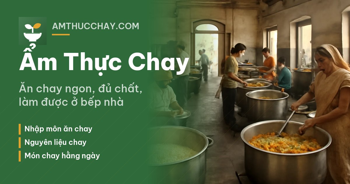 Ăn ở quán cơm chay thiện nguyện: phép lịch sự cần nhớ